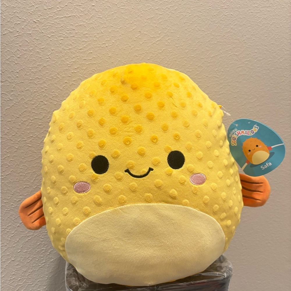 50% OFF - Safa Squishmallow Pufferfish Plushie!